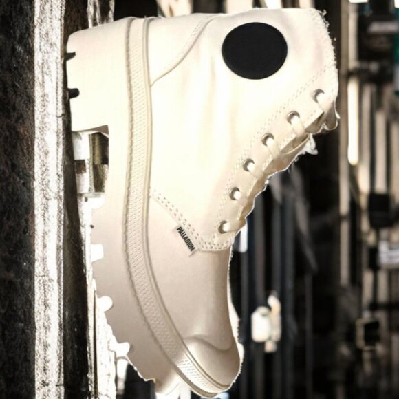 Palladium Pellabase Twill Women's Combat Boots - Picture 1 of 3